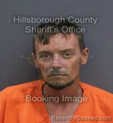 Mugshot of Jordan Lee Wheeler booked in Hillsborough County, Florida on August 27, 2026