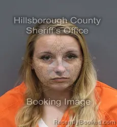 Mugshot of Nikita Lee Lynn Webb booked in Hillsborough County, Florida on August 27, 2026