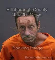 Mugshot of Danny Ray Langston booked in Hillsborough County, Florida on August 27, 2026