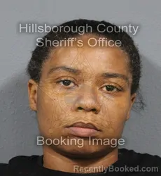 Mugshot of Briana Rena Moore booked in Hillsborough County, Florida on August 27, 2026