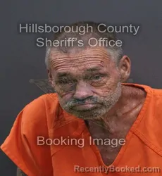 Mugshot of Gene Norton Jr Weaver booked in Hillsborough County, Florida on August 27, 2026