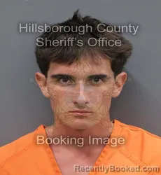 Mugshot of Benjamin Michael Blasco booked in Hillsborough County, Florida on August 28, 2026