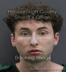 Mugshot of Kyle Nicholas Pulket booked in Hillsborough County, Florida on August 28, 2026