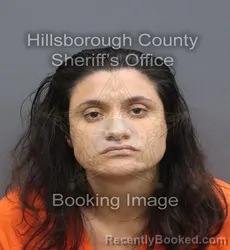 Mugshot of Aysha Marie Dukes booked in Hillsborough County, Florida on August 28, 2026