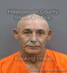Mugshot of Raymond Trevino booked in Hillsborough County, Florida on August 28, 2026