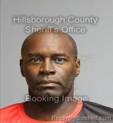 Mugshot of Elroy Augustus Williams booked in Hillsborough County, Florida on August 28, 2026