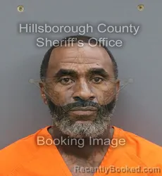 Mugshot of Theodore Deron Daniels booked in Hillsborough County, Florida on August 28, 2026