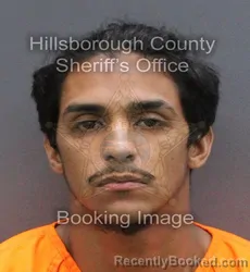 Mugshot of Antonio Jose Lopez Rodriguez booked in Hillsborough County, Florida on August 29, 2026