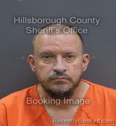 Mugshot of John Jr Wallace booked in Hillsborough County, Florida on August 29, 2026