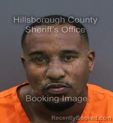 Mugshot of Eugene Sharrod Jr Thomas booked in Hillsborough County, Florida on August 29, 2026