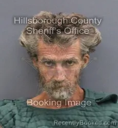 Mugshot of Lloyd Thomas Fowler booked in Hillsborough County, Florida on August 29, 2026