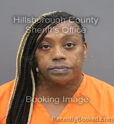 Mugshot of Eboni Shauntrelle Green booked in Hillsborough County, Florida on August 29, 2026