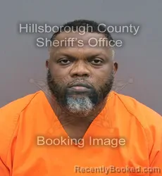 Mugshot of Monte Lamar Houghton booked in Hillsborough County, Florida on August 29, 2026