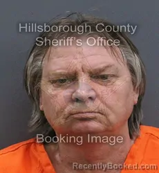 Mugshot of Harold Lee Loschen booked in Hillsborough County, Florida on August 29, 2026