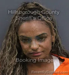 Mugshot of Eva Patricia Vargas booked in Hillsborough County, Florida on August 30, 2026