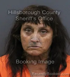 Mugshot of Martha Dell Gut booked in Hillsborough County, Florida on August 30, 2026