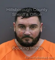 Mugshot of Mark Anthony Tyszka booked in Hillsborough County, Florida on August 30, 2026