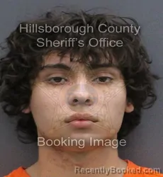 Mugshot of Damien Forero booked in Hillsborough County, Florida on August 30, 2026