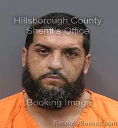 Mugshot of Luis Antonio Jr Burgos booked in Hillsborough County, Florida on August 30, 2026