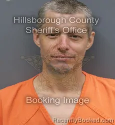 Mugshot of Matthew Wayne Patterson booked in Hillsborough County, Florida on August 30, 2026
