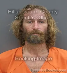 Mugshot of Jeffrey Skylar Forrester booked in Hillsborough County, Florida on August 30, 2026