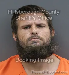 Mugshot of Lawrence James Siron booked in Hillsborough County, Florida on August 30, 2026