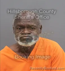 Mugshot of Herbert David Jones booked in Hillsborough County, Florida on August 30, 2026