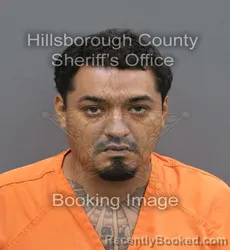 Mugshot of Dennis Ramirez booked in Hillsborough County, Florida on August 30, 2026