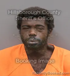Mugshot of Gerald Rashod Johnson booked in Hillsborough County, Florida on August 30, 2026