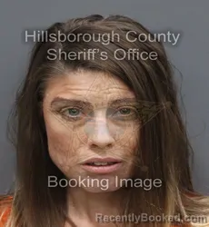 Mugshot of Brittany Nichole Williams booked in Hillsborough County, Florida on August 30, 2026