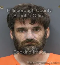 Mugshot of Steven James Schirmer booked in Hillsborough County, Florida on August 30, 2026