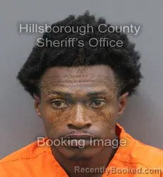 Mugshot of Lorenzo Major Jones booked in Hillsborough County, Florida on August 31, 2026