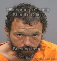 Mugshot of Jorge Luis Otero booked in Hillsborough County, Florida on August 31, 2026