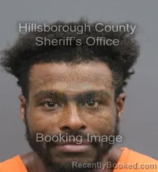 Mugshot of Marcus Akeem Reid booked in Hillsborough County, Florida on August 31, 2026