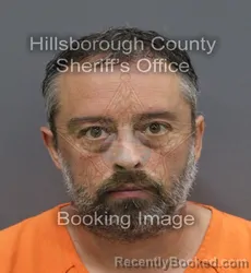 Mugshot of Joseph Dziedzic booked in Hillsborough County, Florida on August 31, 2026