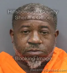 Mugshot of Cecil Cortney Pearson booked in Hillsborough County, Florida on August 31, 2026