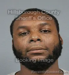 Mugshot of Israel Emmanuel Jr Ghent booked in Hillsborough County, Florida on August 31, 2026