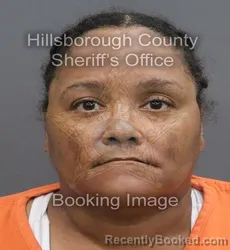Mugshot of Tammra Atlean Yvonne Mcclay booked in Hillsborough County, Florida on August 31, 2026