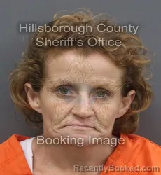 Mugshot of Kristina Seward booked in Hillsborough County, Florida on August 31, 2026