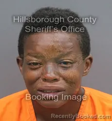 Mugshot of Cassandra Elouise Jackson booked in Hillsborough County, Florida on August 31, 2026