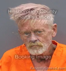 Mugshot of Christopher Lee Hubbard booked in Hillsborough County, Florida on August 31, 2026