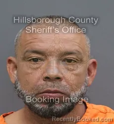 Mugshot of Gregorio Dean Benitez Perez booked in Hillsborough County, Florida on August 31, 2026