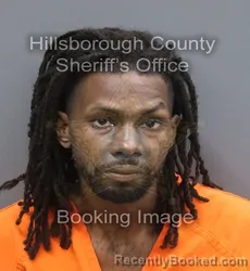 Mugshot of Dontez Dimetris Curtis booked in Hillsborough County, Florida on September 1, 2026