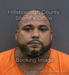 Mugshot of Abraham Saucedo Jr booked in Hillsborough County, Florida on September 1, 2026