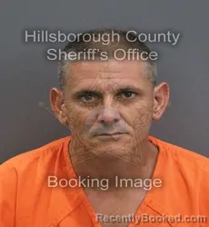 Mugshot of Yerandy Abreu Rayas booked in Hillsborough County, Florida on September 1, 2026