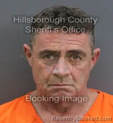 Mugshot of Benjamin Coe Chouinard booked in Hillsborough County, Florida on September 1, 2026