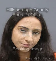 Mugshot of Rabia Razaqyar booked in Hillsborough County, Florida on September 2, 2026