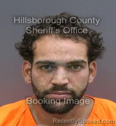 Mugshot of Alejandro Erenesto Macias Rodriguez booked in Hillsborough County, Florida on September 2, 2026