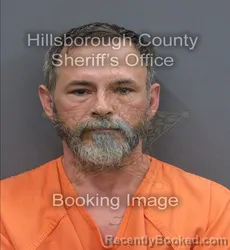 Mugshot of James Henry Hufstetler booked in Hillsborough County, Florida on September 2, 2026