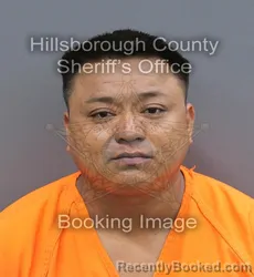 Mugshot of Gilber Leonibas Ramirez Soto booked in Hillsborough County, Florida on September 2, 2026